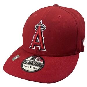 Anaheim Angels New Era Hat Snap Back Small/Medium MLB Side Patch NEW